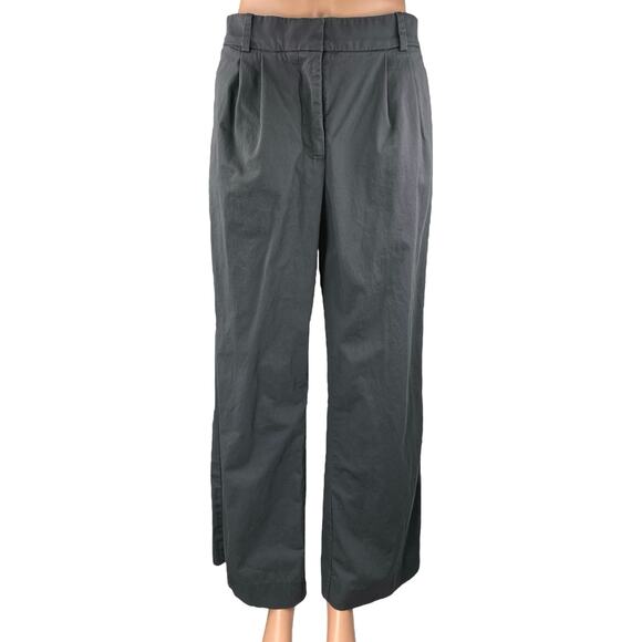 Abercrombie & Fitch Pants - Abercrombie & Fitch Women's Black Pleated Baggy Wide Leg Trousers Pants Size 27
